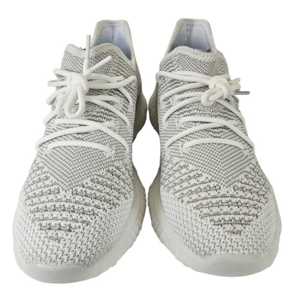 Womens Avia White Mixed Knit Memory Foam Trainer Sneakers Ultra-Lightweight - Picture 4 of 9